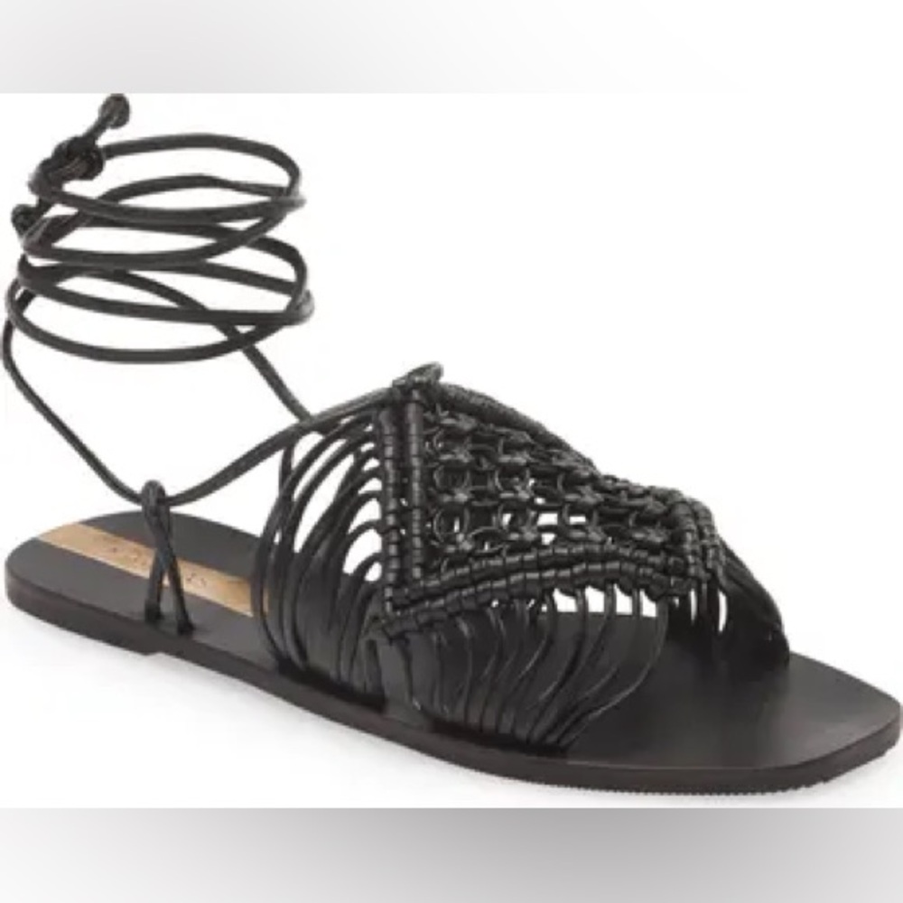 *NEW* Kaanas Cassandra Ankle Wrap Huarache Sandal US Size 6 A46